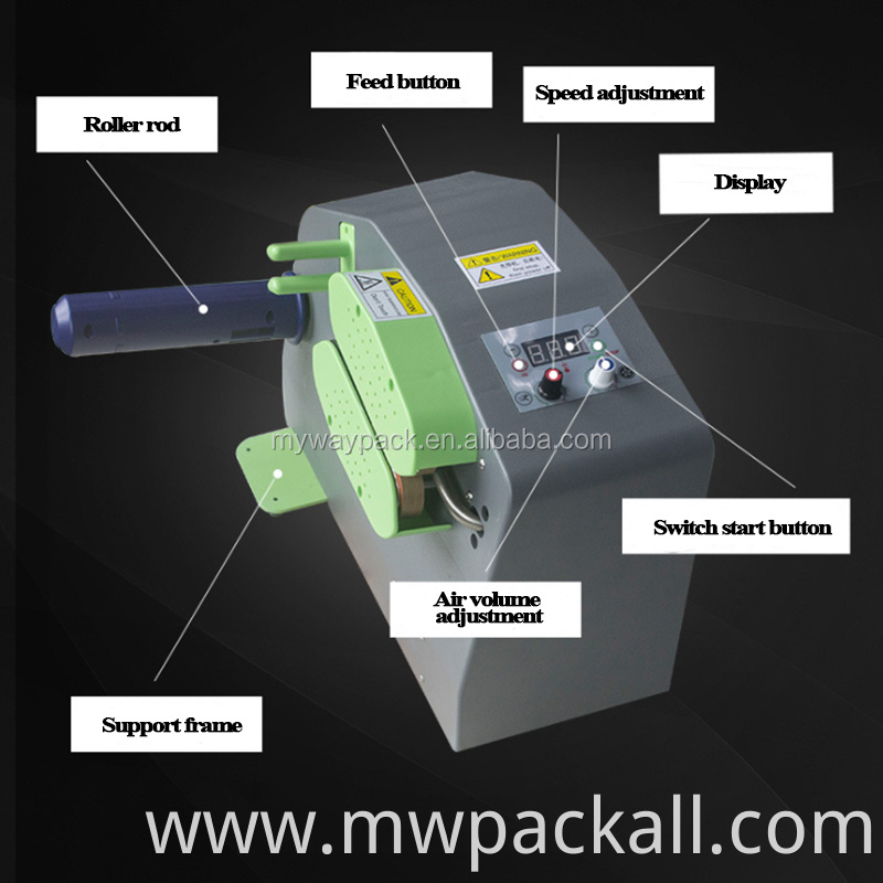 Desktop Air bag packing machine different size of air pillow protective packaging machine